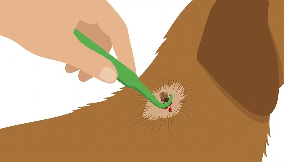 Comment enlever une tique sur un chien en toute sécurité